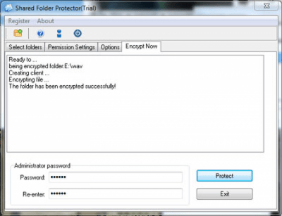 Скриншот приложения Shared Folder Protector - №5