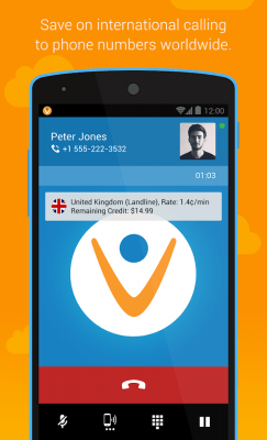 Скриншот приложения Vonage Mobile Call Video Text - №4