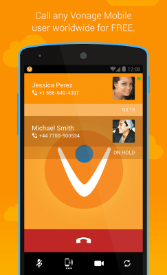Скриншот приложения Vonage Mobile Call Video Text - №5