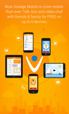 Скриншот приложения Vonage Mobile Call Video Text - №6