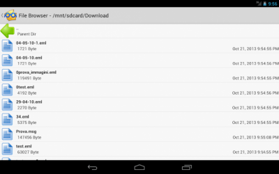 Скриншот приложения EML Reader FREE - №5