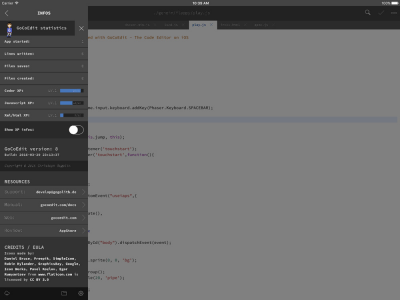Скриншот приложения GoCoEdit - Code & Text Editor - №7