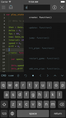 Скриншот приложения GoCoEdit - Code & Text Editor - №8