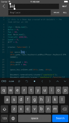 Скриншот приложения GoCoEdit - Code & Text Editor - №11