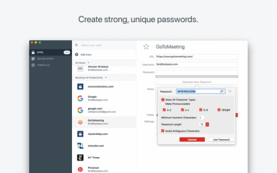 Скриншот приложения LastPass MacOS - №3
