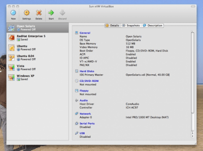 Скриншот приложения VirtualBox для Mac - №4