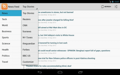 Скриншот приложения News Feed (RSS Reader) - №5
