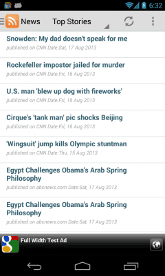 Скриншот приложения News Feed (RSS Reader) - №6