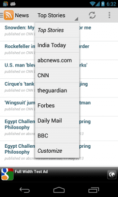 Скриншот приложения News Feed (RSS Reader) - №7