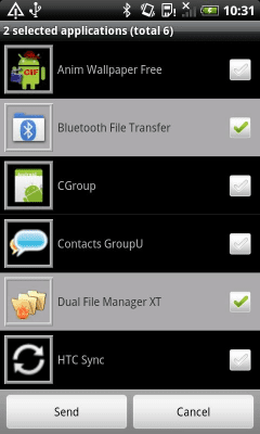 Скриншот приложения Bluetooth File Transfer - №8