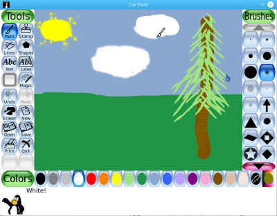 Скриншот приложения Tux Paint - №3