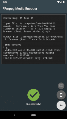 Скриншот приложения FFmpeg Media Encoder - №4