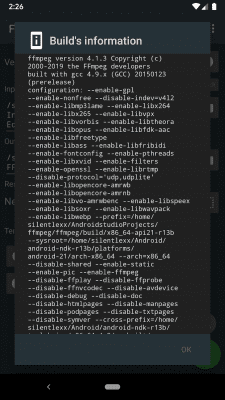 Скриншот приложения FFmpeg Media Encoder - №5