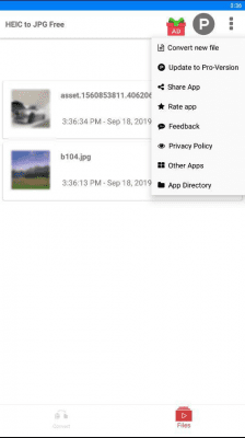 Скриншот приложения Heic to JPG Converter Free - №4