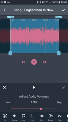 Скриншот приложения AndroSound Audio Editor - №7