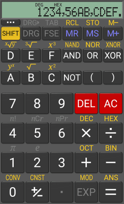 Скриншот приложения RealCalc Scientific Calculator - №3