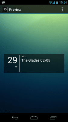 Скриншот приложения MYCOLORSCREEN Simple Calendar Widget - №6