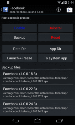 Скриншот приложения Root Uninstaller - №3