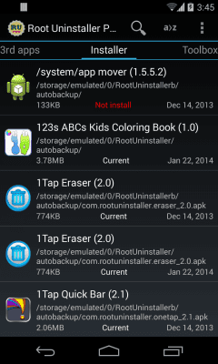 Скриншот приложения Root Uninstaller - №4