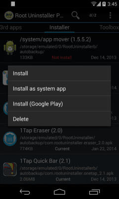 Скриншот приложения Root Uninstaller - №5