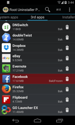 Скриншот приложения Root Uninstaller - №9