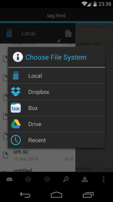 Скриншот приложения DroidEdit (free code editor) - №4