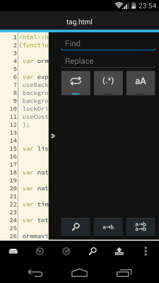 Скриншот приложения DroidEdit (free code editor) - №7