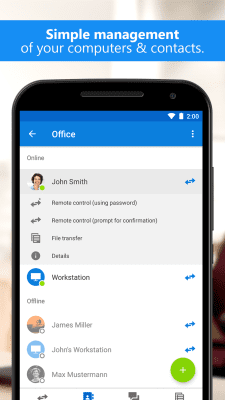 Скриншот приложения TeamViewer-удалённый доступ Android - №4