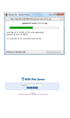 Скриншот приложения WiFi File Server - №6