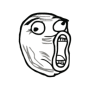 Скачать Troll face clock widget
