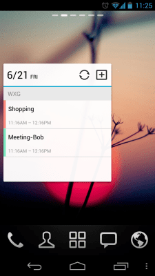 Скриншот приложения GO Calendar Widget - №3