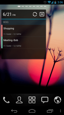 Скриншот приложения GO Calendar Widget - №6