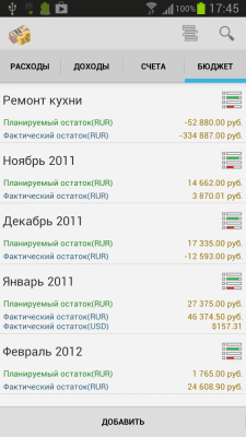 Скриншот приложения Мой Кошелёк: учёт расходов и доходов, финансы - №3