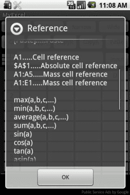Скриншот приложения My Excel - №2