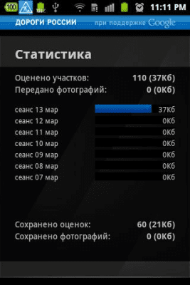 Скриншот приложения Дороги России - №3