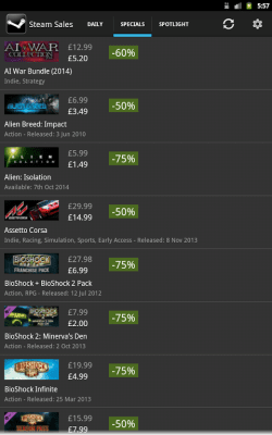 Скриншот приложения Steam Sales - №7