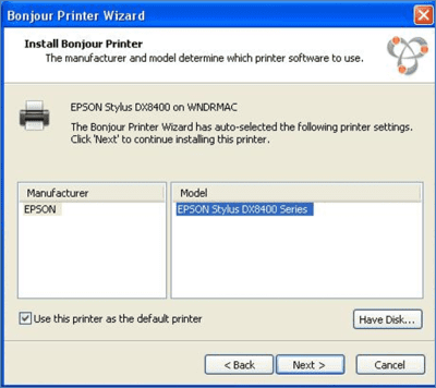 Скриншот приложения Bonjour Print Services for Windows - №3
