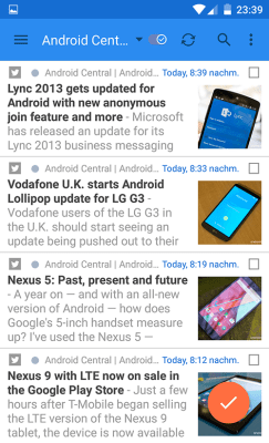 Скриншот приложения gReader | Feedly | News |  RSS - №3