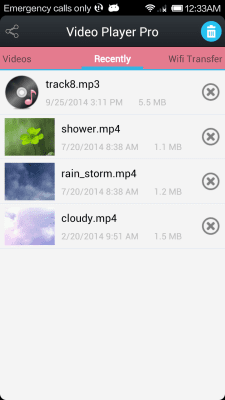 Скриншот приложения Video Player Pro for Android - №7