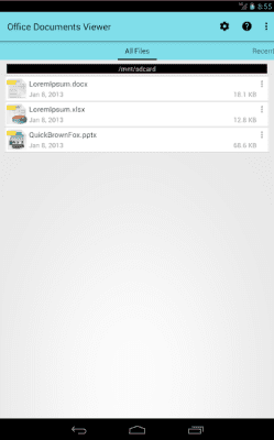 Скриншот приложения Office Documents Viewer - №3