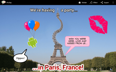 Скриншот приложения PicSay - Photo Editor - №5