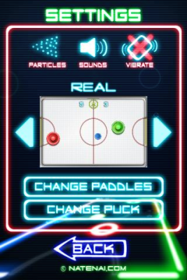 Скриншот приложения Glow Hockey 2 - №3