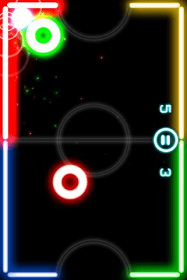 Скриншот приложения Glow Hockey 2 - №5