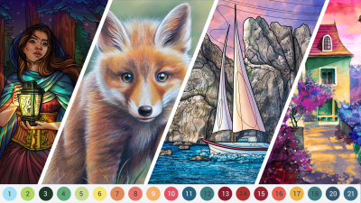 Скриншот приложения Happy Color – раскраска по номерам - №6