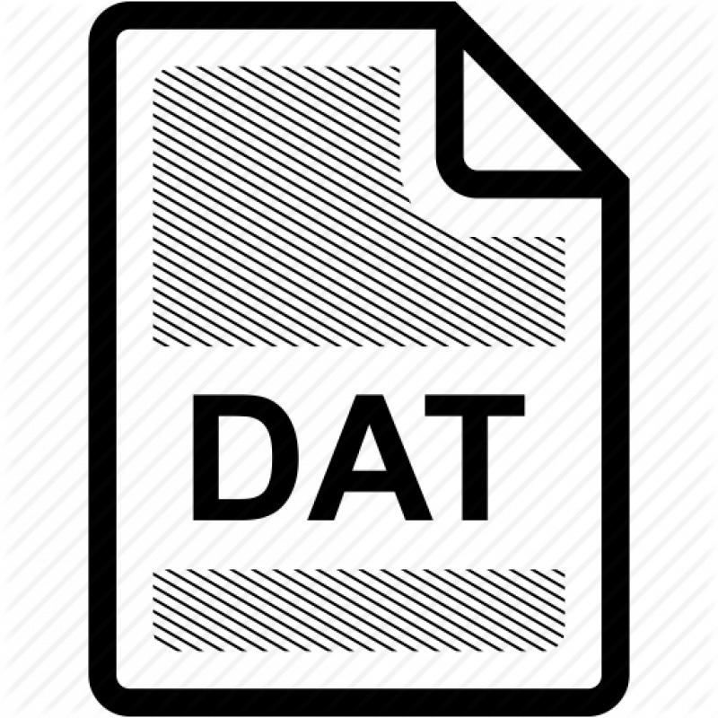 чем открыт dat