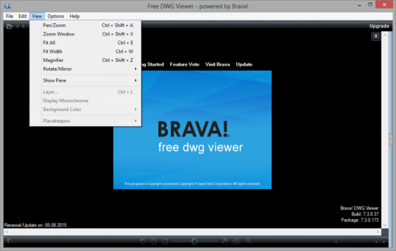 просмотр файлов dwg